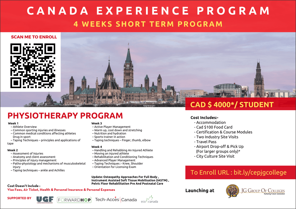 Canada Experience -JG Group of University